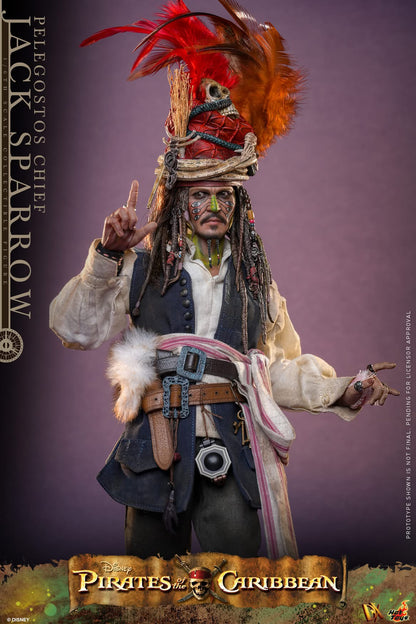 Preventa Figura Pelegostos Chief Jack Sparrow - Pirates of the Caribbean: Dead Man's Chest marca Hot Toys DX48 escala 1/6