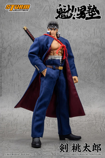 Preventa Figura Momotaro Tsurugi - Sakigake!! Otokojuku marca Storm Collectibles MTSO01 escala pequeña 1/12