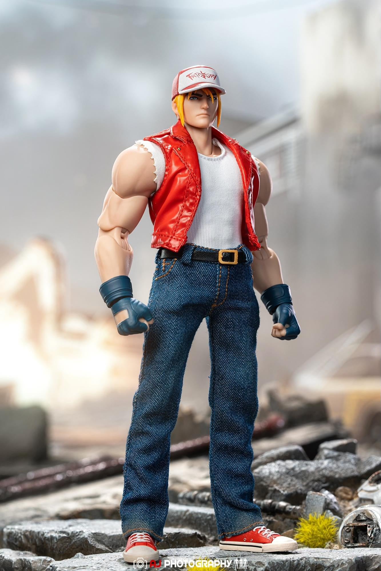 Pedido Figura Terry Bogard - The King of Fighters '97 marca Tunshi Studio SNK TS-XZZ-005 escala pequeña 1/12