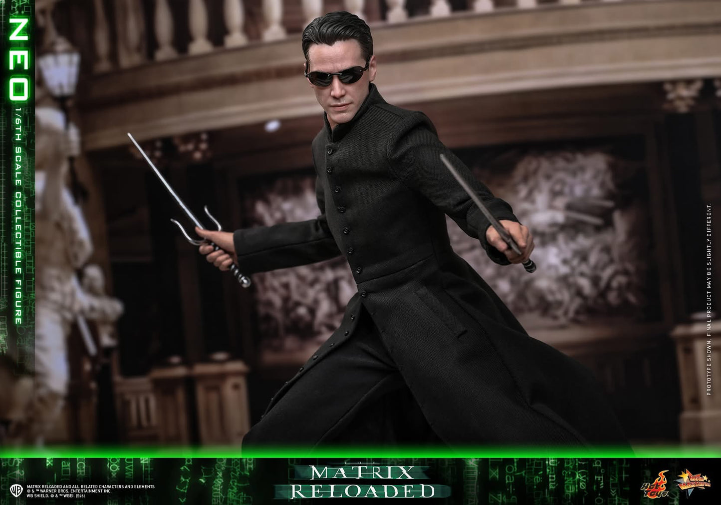 Preventa Figura NEO - The Matrix Reloaded marca Hot Toys MMS868 escala 1/6