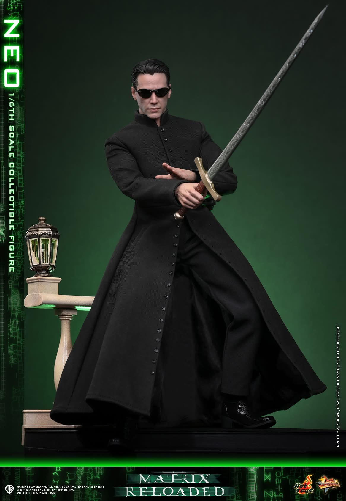 Preventa Figura NEO - The Matrix Reloaded marca Hot Toys MMS868 escala 1/6