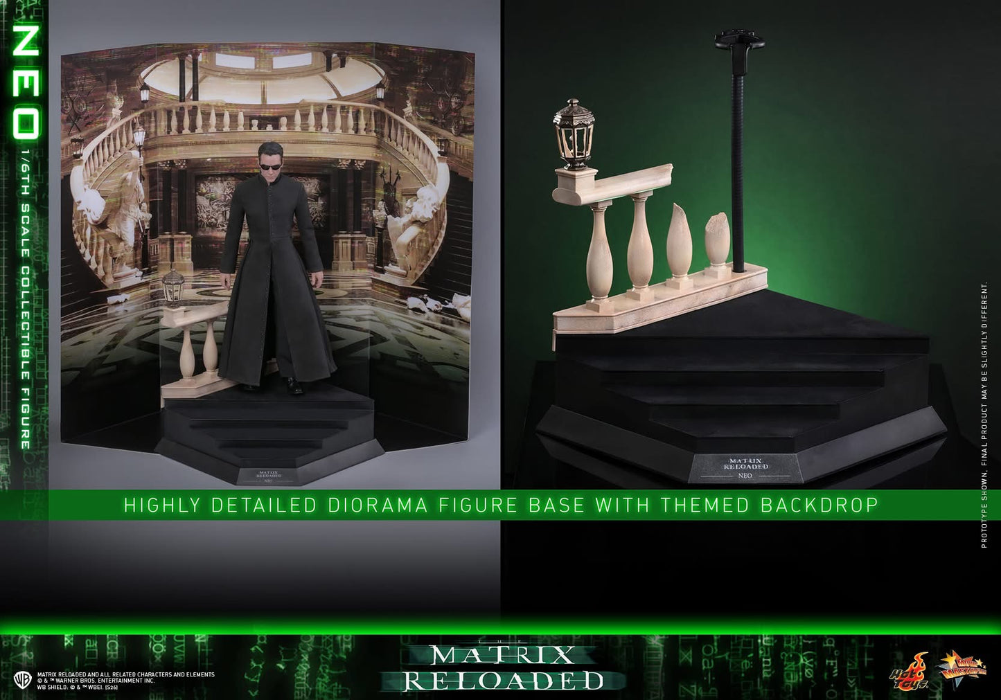 Preventa Figura NEO - The Matrix Reloaded marca Hot Toys MMS868 escala 1/6