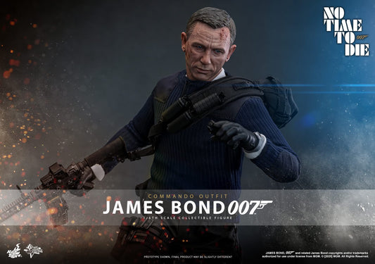 Preventa Figura James Bond (Commando Outfit) - No Time To Die marca Hot Toys MMS804 escala 1/6