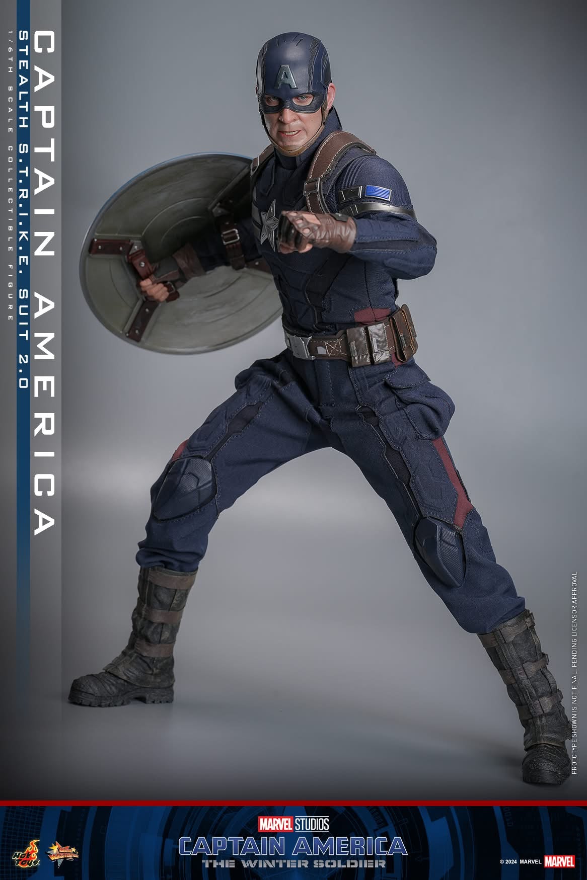 Preventa Figura Captain America (Stealth S.T.R.I.K.E. Suit 2.0) - Captain America: The Winter Soldier marca Hot Toys MMS783 escala 1/6