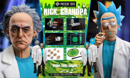 Preventa Figura Rick Grandpa marca Present Toys SP90 escala 1/6