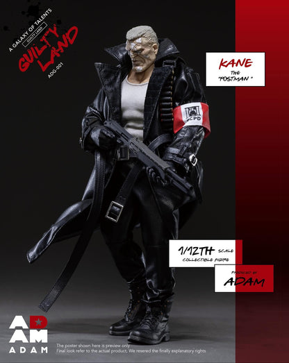 Preventa Figura KANE The "POSTMAN" - Guilty Land marca ADAM ADG-001 escala pequeña 1/12