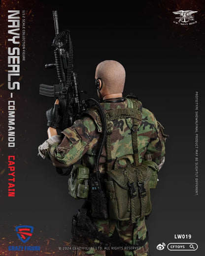 Preventa Figura Navy Seal Special Assault Team Captain marca CFToys LW019 escala pequeña 1/12