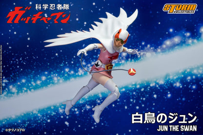 Preventa Figura Jun The Swan - Gatchaman / Fuerza G marca Storm Collectibles GMKE02 escala pequeña 1/12