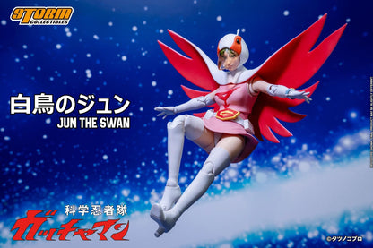 Preventa Figura Jun The Swan - Gatchaman / Fuerza G marca Storm Collectibles GMKE02 escala pequeña 1/12