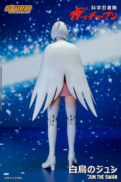 Preventa Figura Jun The Swan - Gatchaman / Fuerza G marca Storm Collectibles GMKE02 escala pequeña 1/12