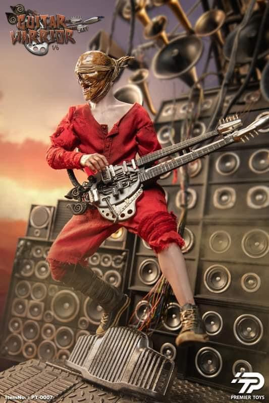 Pedido Figura Guitar Warrior (Deluxe version) marca Premier Toys PT0007A escala 1/6