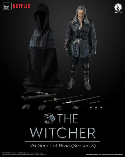 Preventa Figura The Witcher Geralt of Rivia (Season 3) Netflix marca Threezero 3Z0532 escala 1/6