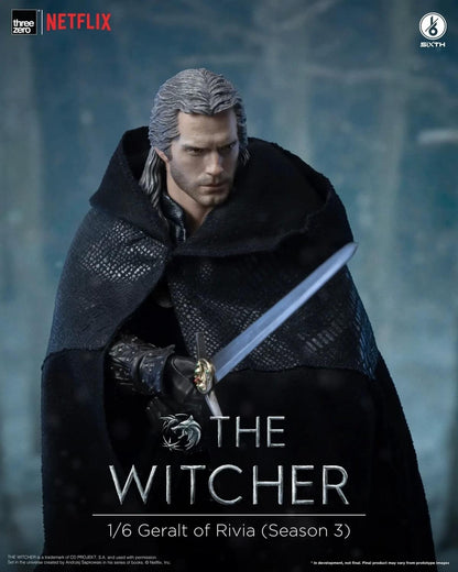 Preventa Figura The Witcher Geralt of Rivia (Season 3) Netflix marca Threezero 3Z0532 escala 1/6