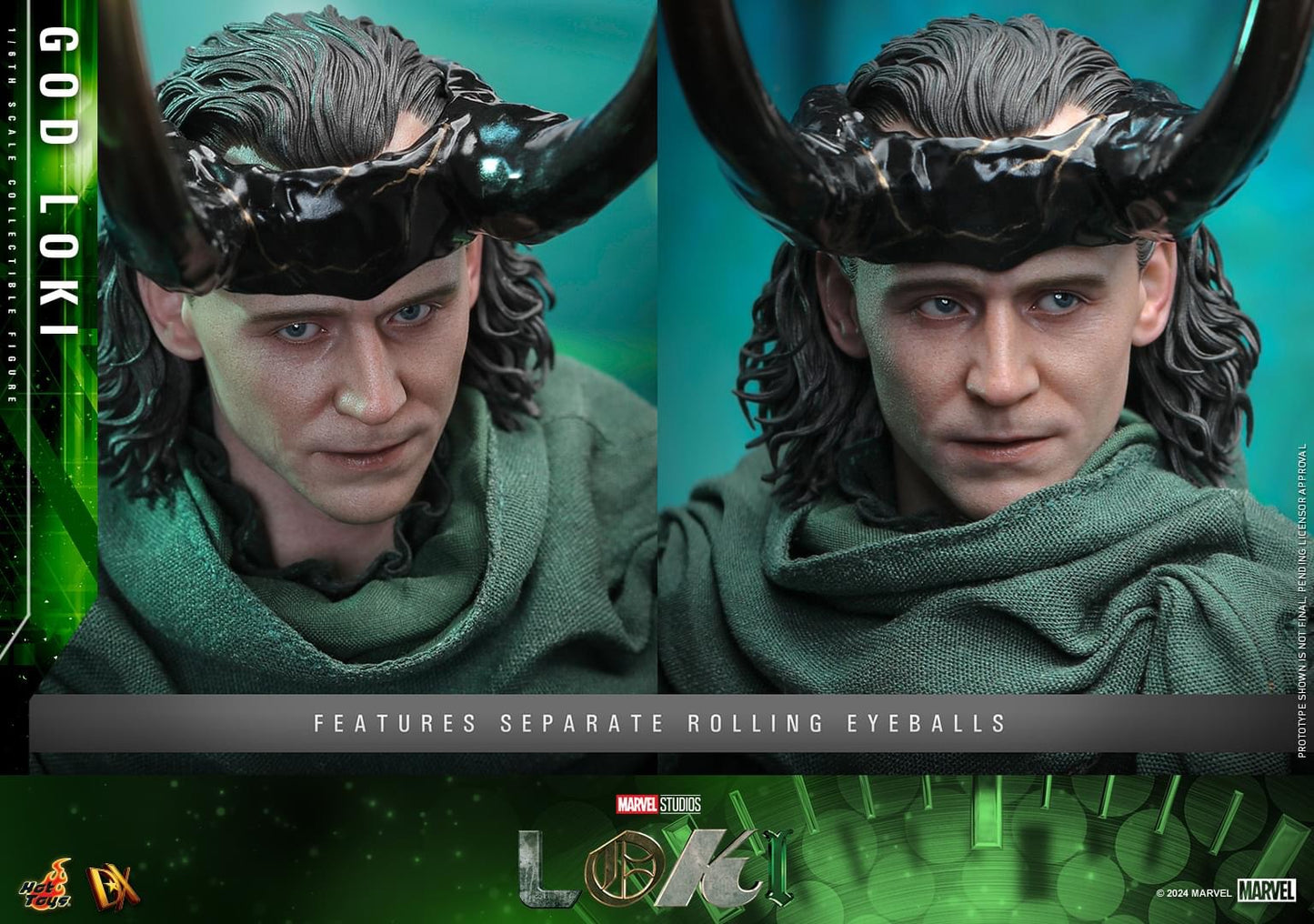 Preventa Figura God Loki - Loki Series marca Hot Toys DX40 escala 1/6