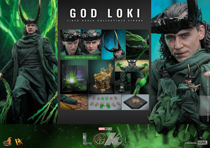 Preventa Figura God Loki - Loki Series marca Hot Toys DX40 escala 1/6