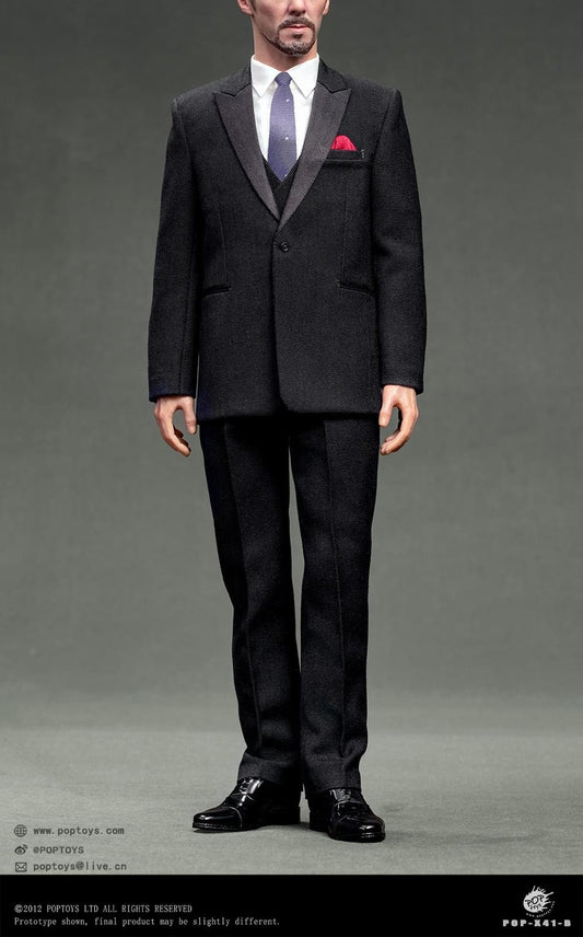 Pedido Traje Dr Western (Black) marca Poptoys X41B escala 1/6