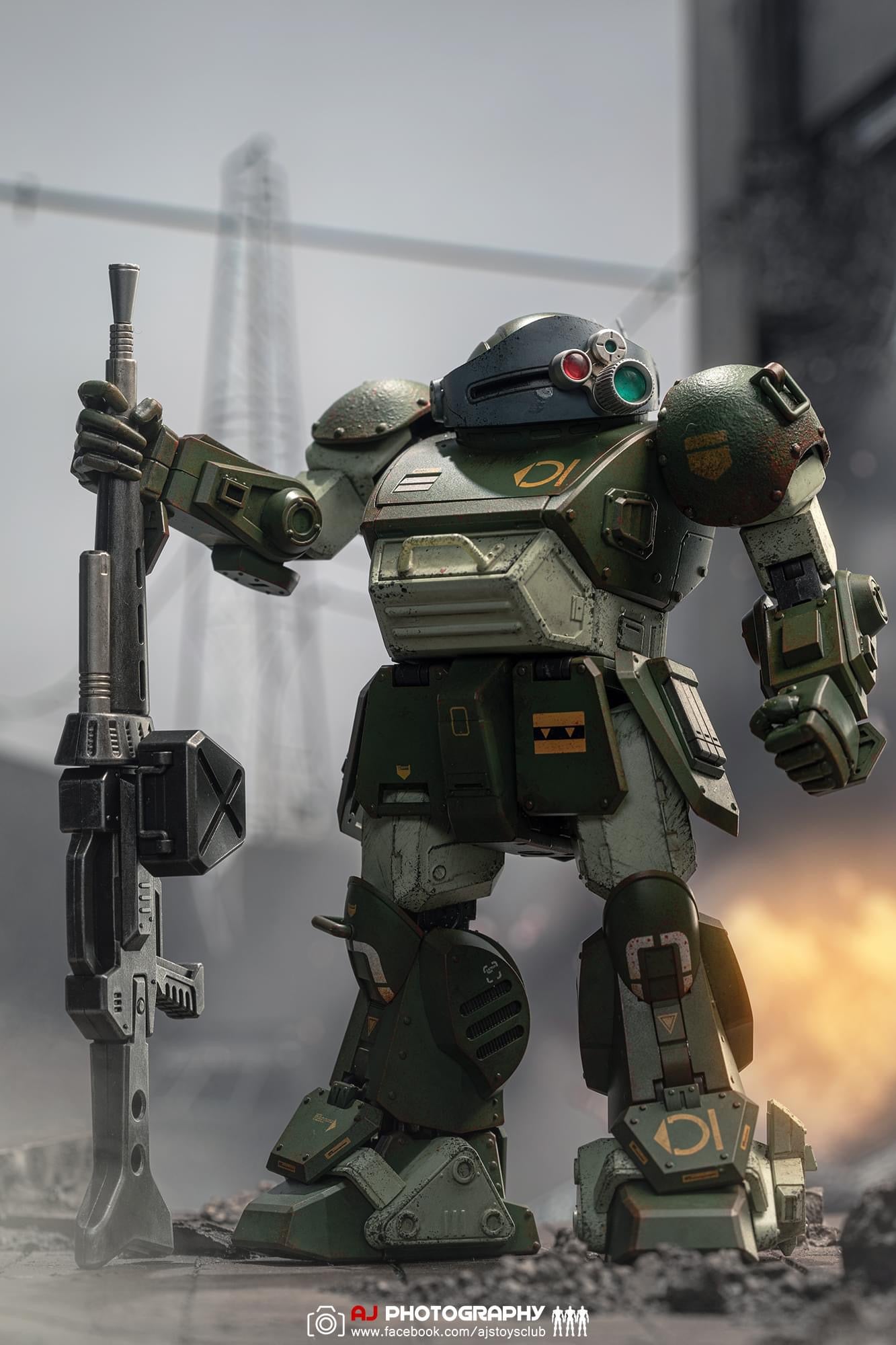 Preventa Figura ROBO-DOU Scopedog - Armored Trooper VOTOMS marca Threezero 3Z0190 (14.6 cm)