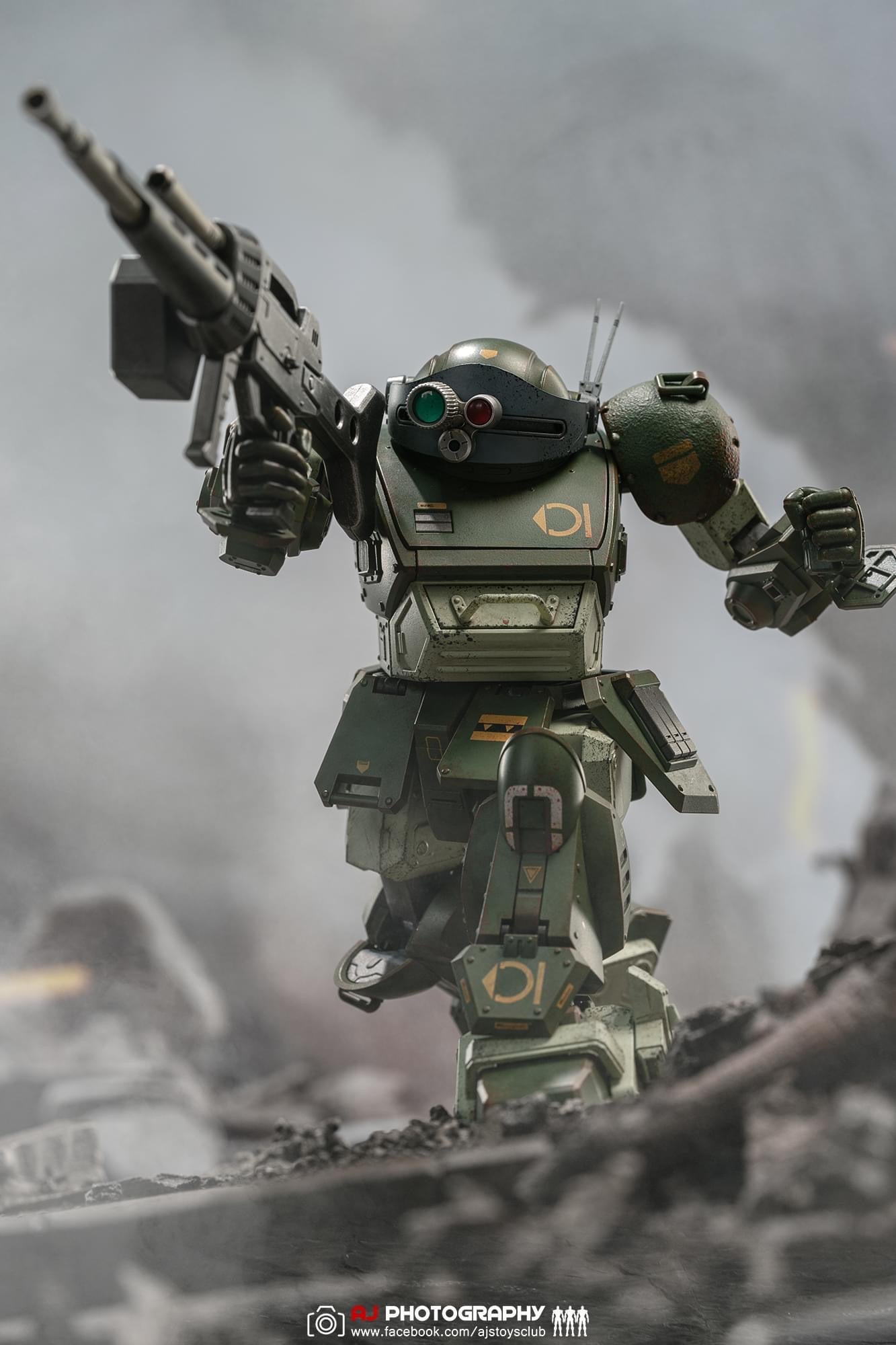 Preventa Figura ROBO-DOU Scopedog - Armored Trooper VOTOMS marca Threezero 3Z0190 (14.6 cm)