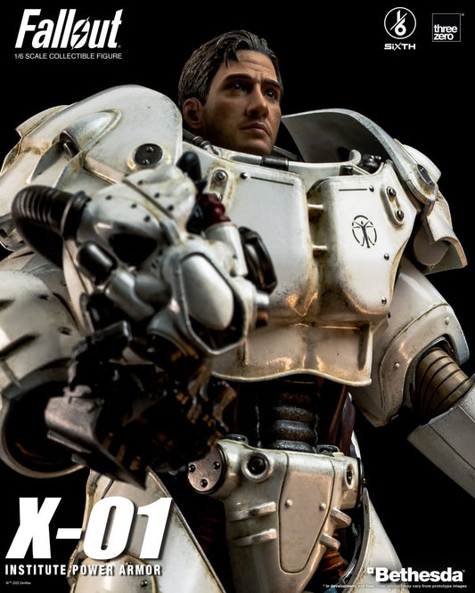 Preventa Figura X-01 Institute Power Armor - FALLOUT marca Threezero 3Z1003 escala 1/6