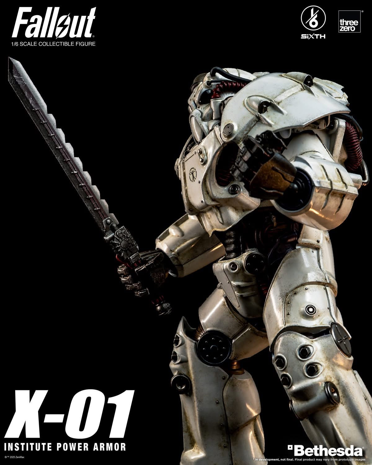 Preventa Figura X-01 Institute Power Armor - FALLOUT marca Threezero 3Z1003 escala 1/6