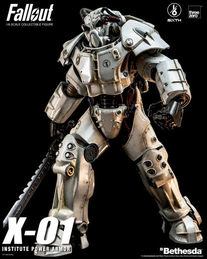 Preventa Figura X-01 Institute Power Armor - FALLOUT marca Threezero 3Z1003 escala 1/6