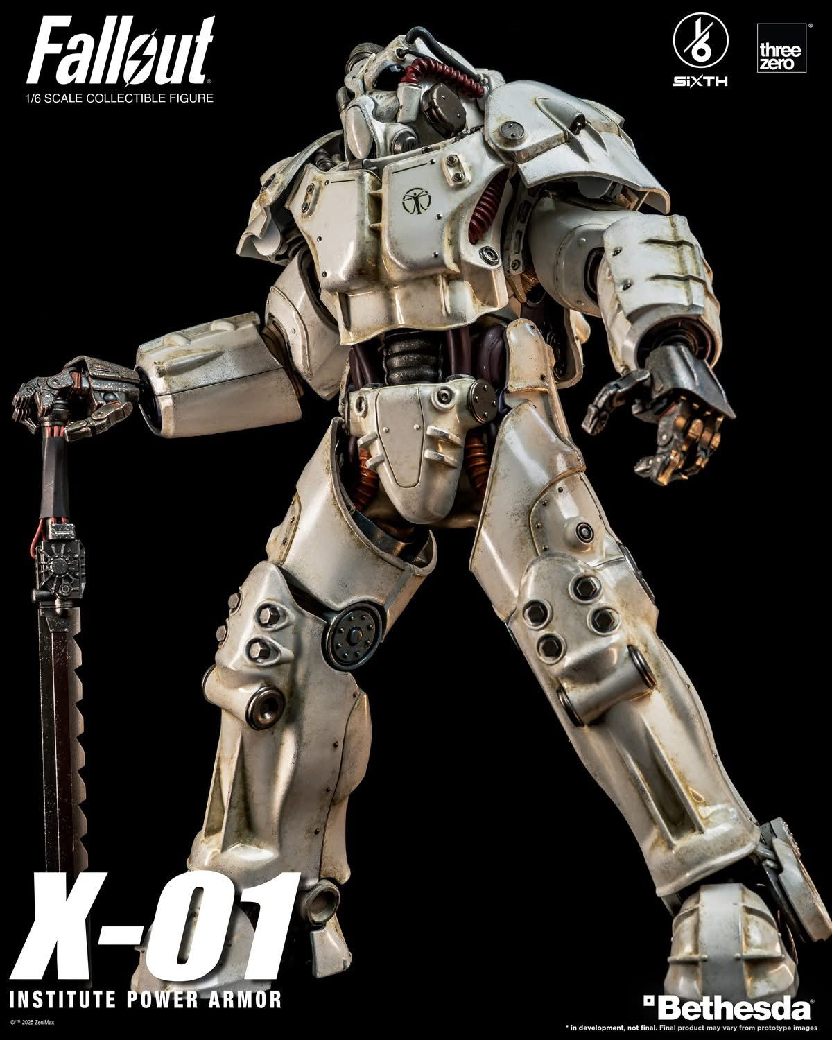 Preventa Figura X-01 Institute Power Armor - FALLOUT marca Threezero 3Z1003 escala 1/6