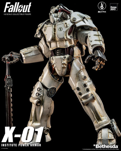 Preventa Figura X-01 Institute Power Armor - FALLOUT marca Threezero 3Z1003 escala 1/6