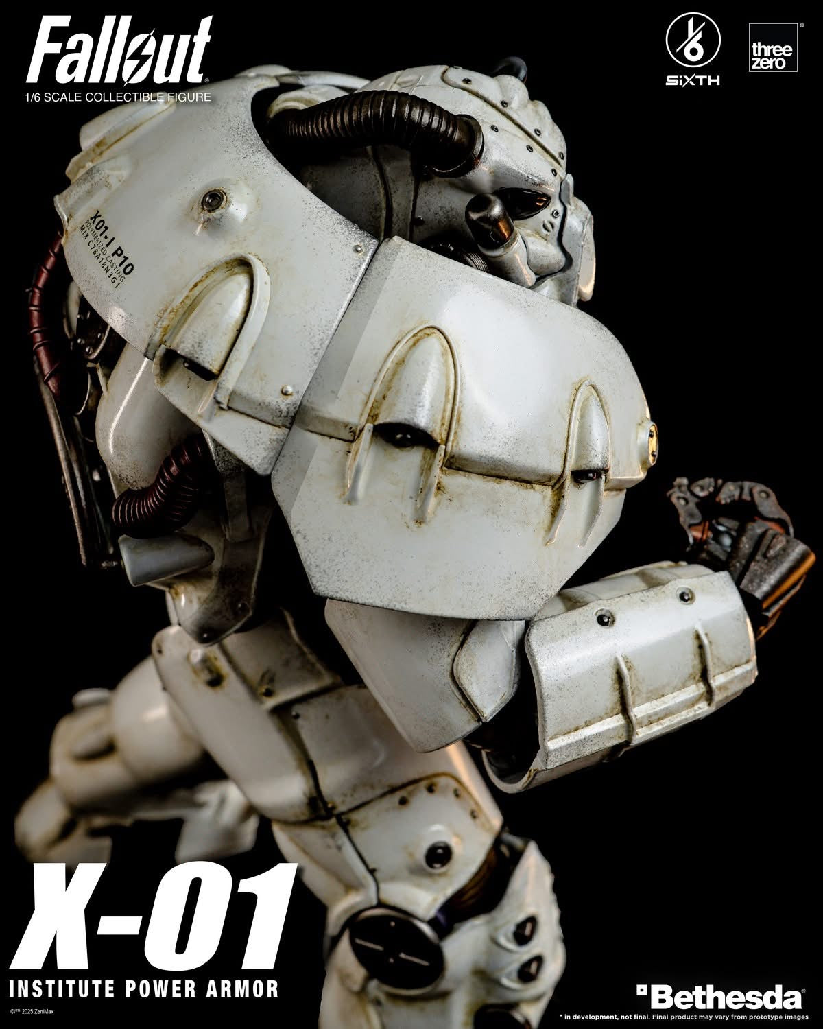 Preventa Figura X-01 Institute Power Armor - FALLOUT marca Threezero 3Z1003 escala 1/6