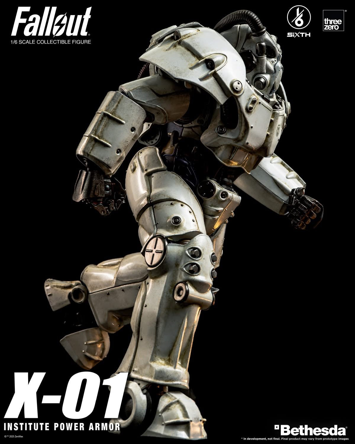 Preventa Figura X-01 Institute Power Armor - FALLOUT marca Threezero 3Z1003 escala 1/6