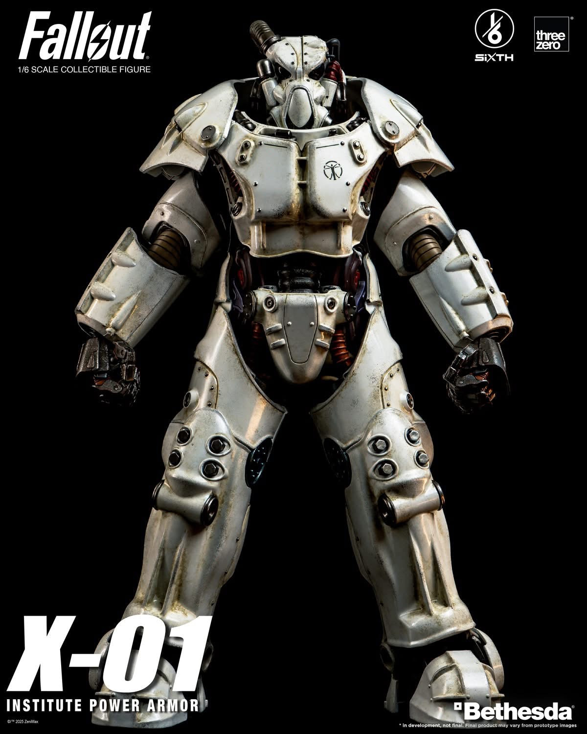 Preventa Figura X-01 Institute Power Armor - FALLOUT marca Threezero 3Z1003 escala 1/6