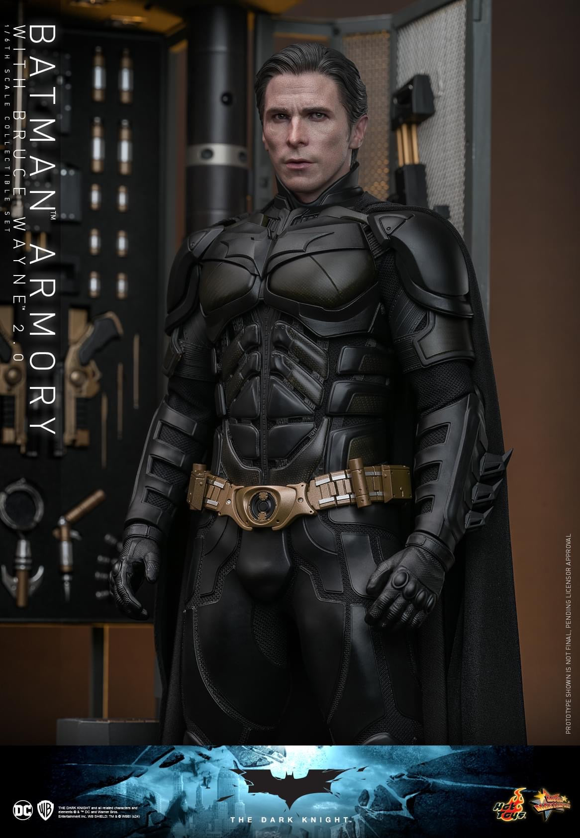 Preventa Figura Batman Armory con Bruce Wayne (2.0) - The Dark Knight marca Hot Toys MMS750 escala 1/6