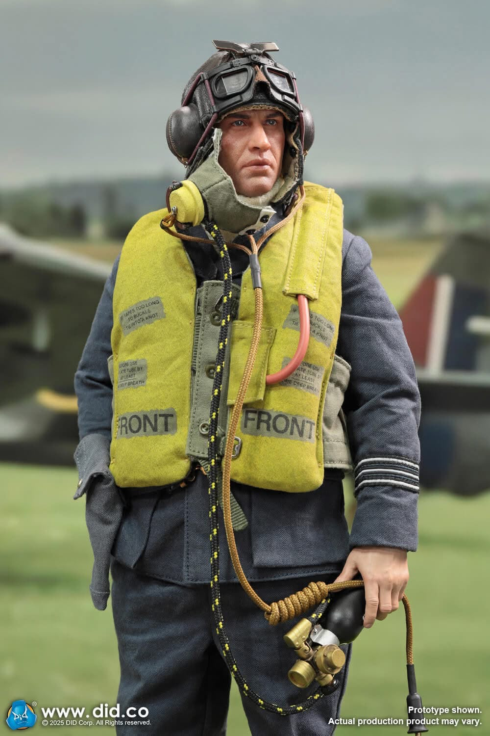 Preventa Figura TOM - WWII British Pilot Squadron Leader marca DID K80187 escala 1/6
