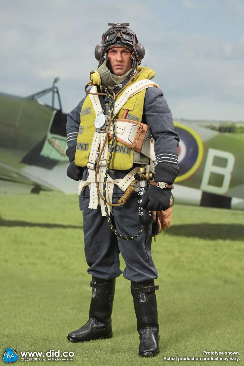 Preventa Figura TOM - WWII British Pilot Squadron Leader marca DID K80187 escala 1/6