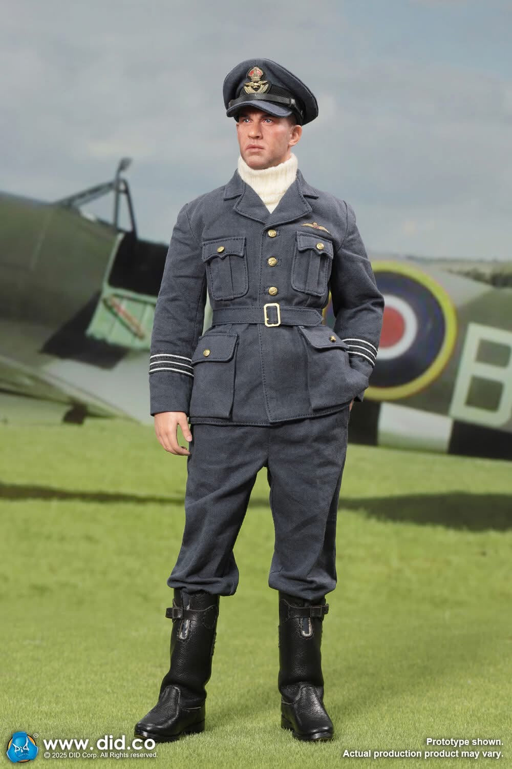 Preventa Figura TOM - WWII British Pilot Squadron Leader marca DID K80187 escala 1/6