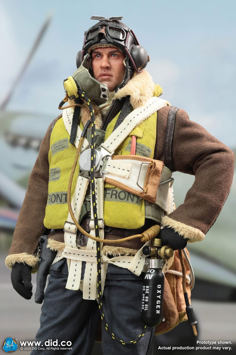 Preventa Figura TOM - WWII British Pilot Squadron Leader marca DID K80187 escala 1/6
