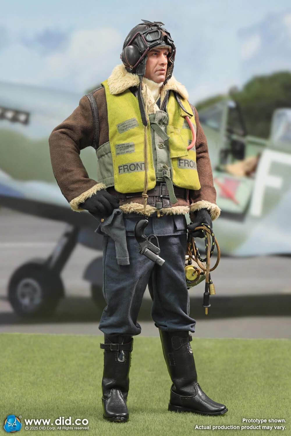 Preventa Figura TOM - WWII British Pilot Squadron Leader marca DID K80187 escala 1/6