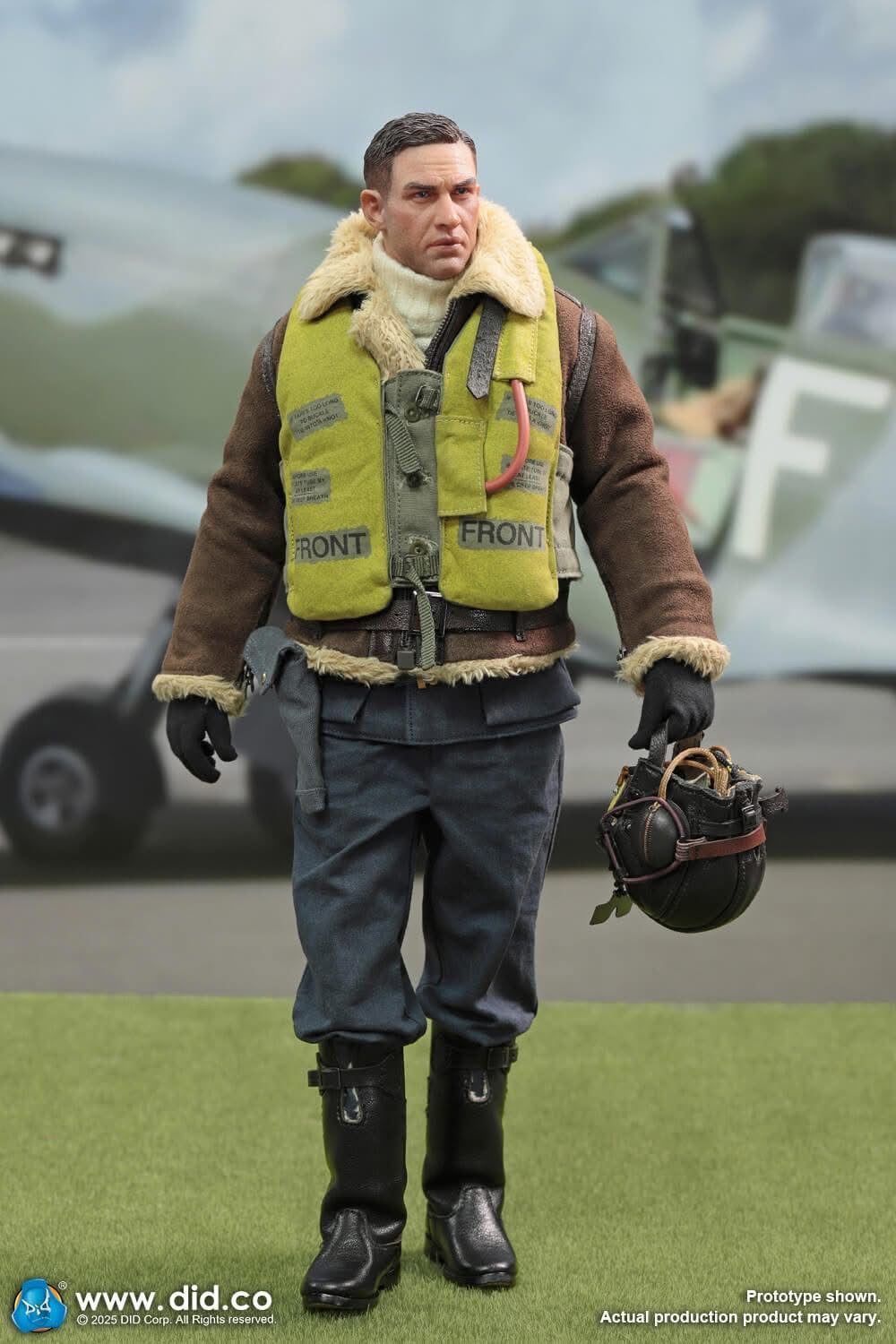 Preventa Figura TOM - WWII British Pilot Squadron Leader marca DID K80187 escala 1/6