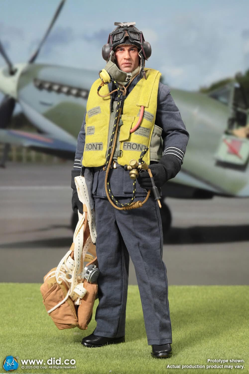 Preventa Figura TOM - WWII British Pilot Squadron Leader marca DID K80187 escala 1/6