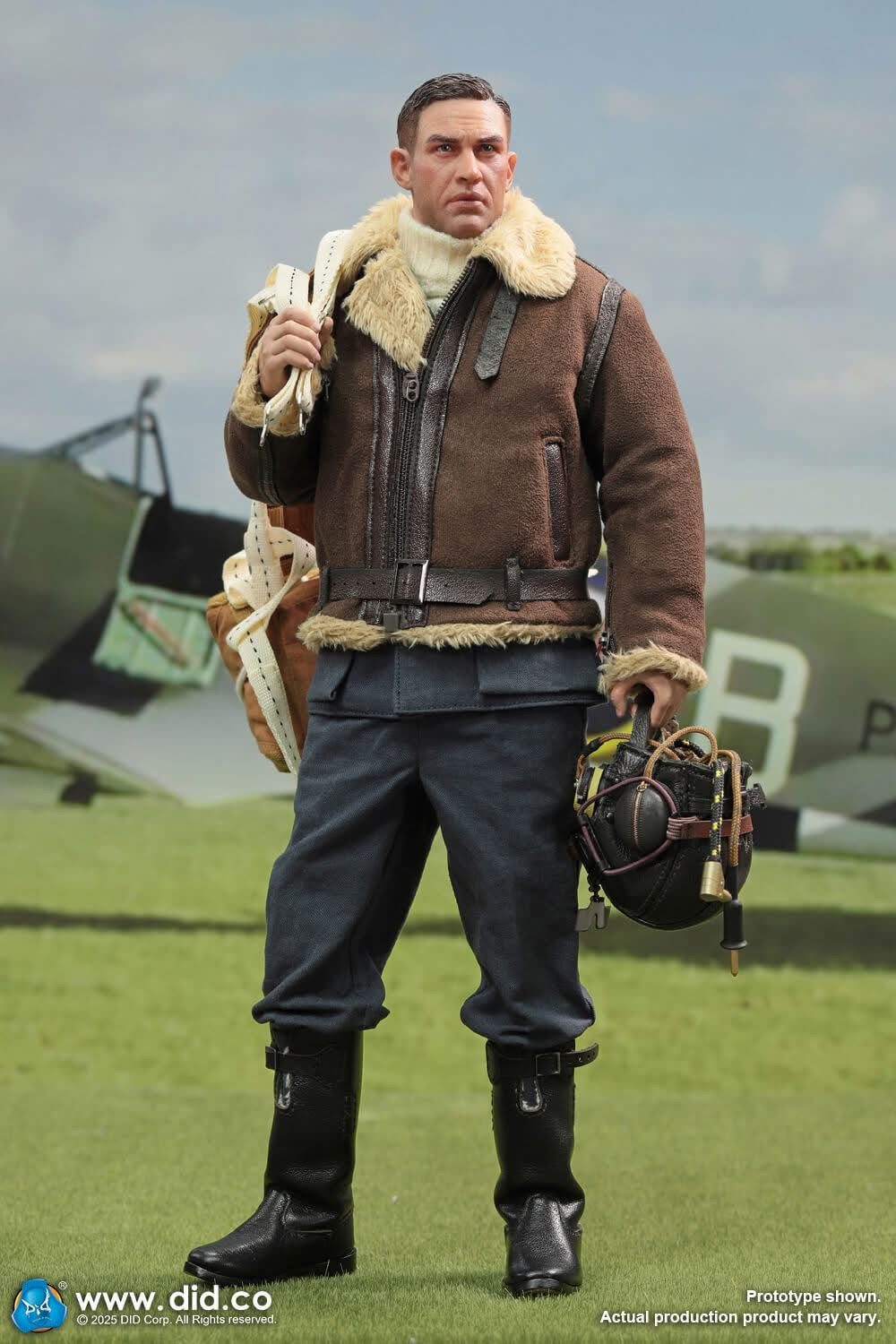 Preventa Figura TOM - WWII British Pilot Squadron Leader marca DID K80187 escala 1/6