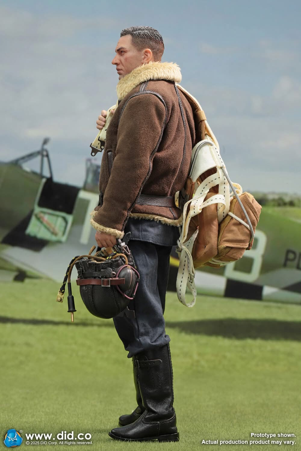 Preventa Figura TOM - WWII British Pilot Squadron Leader marca DID K80187 escala 1/6