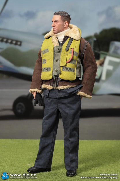 Preventa Figura TOM - WWII British Pilot Squadron Leader marca DID K80187 escala 1/6