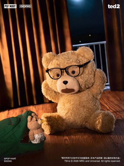 Preventa Figura HOT NERD TED - Ted 2 marca Pop Mart x Gong Studio escala real 1/1 (30 cm)