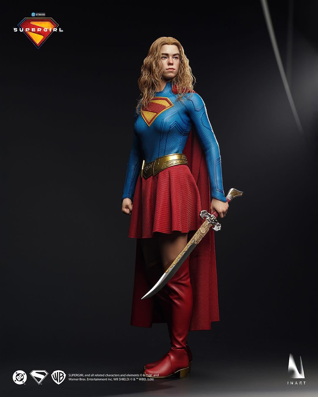 Preventa Figura SUPERGIRL (Rooted Hair) - Supergirl (2026) marca INART A040 Queen Studio escala 1/6