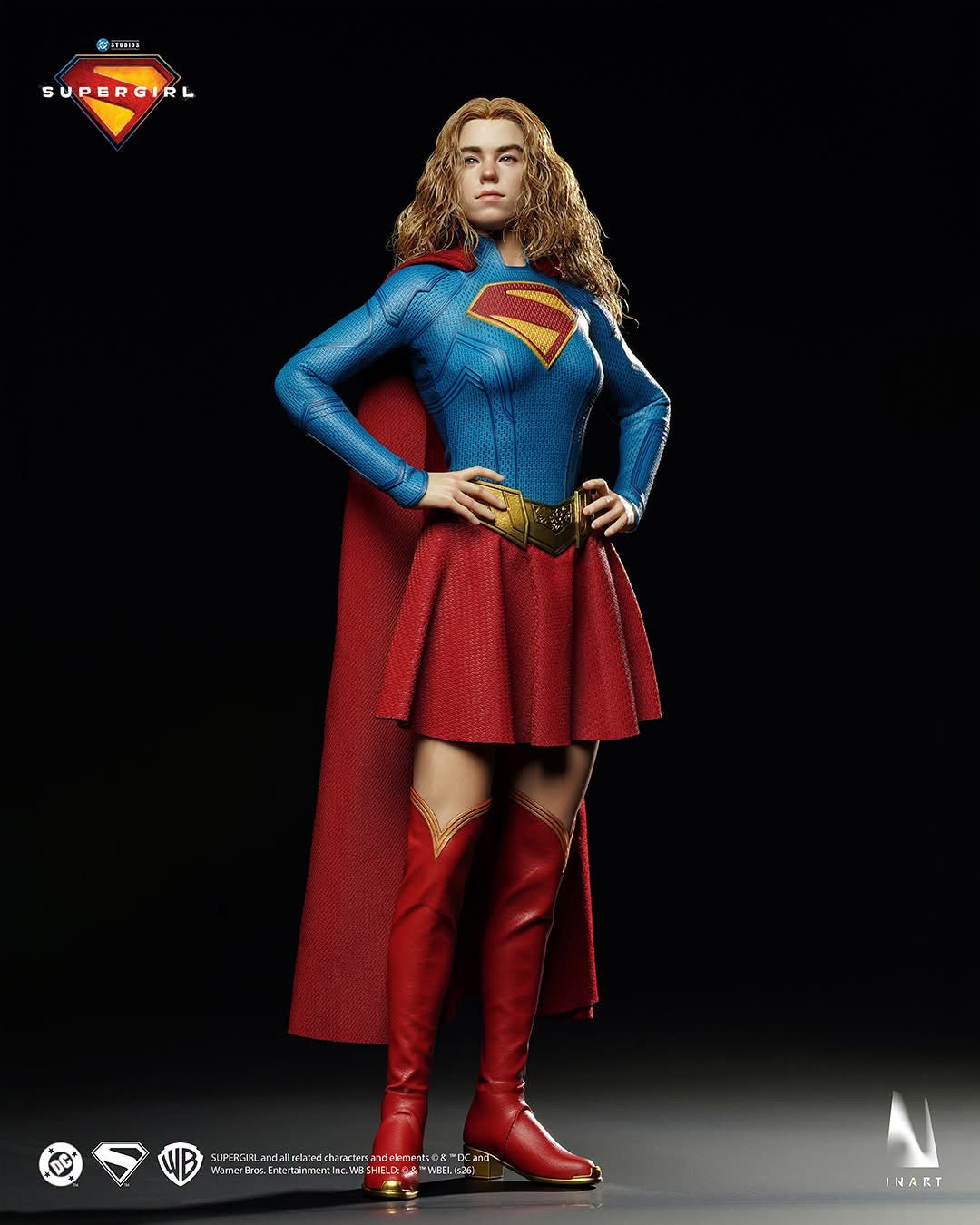 Preventa Figura SUPERGIRL (Rooted Hair) - Supergirl (2026) marca INART A040 Queen Studio escala 1/6