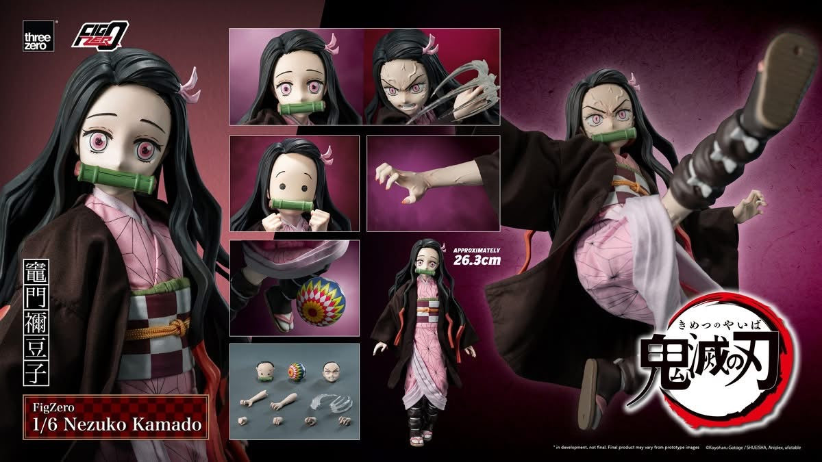 Preventa Figura Nezuko Kamado - Demon Slayer: Kimetsu no Yaiba - FigZero marca Threezero 3Z0668 escala 1/6