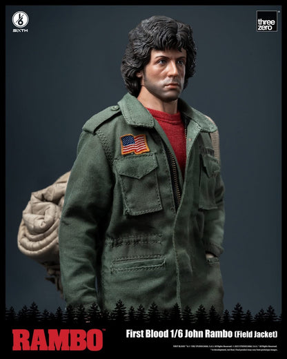 Preventa Figura John Rambo (Field Jacket) - Rambo: First Blood marca Threezero 3Z0553 escala 1/6