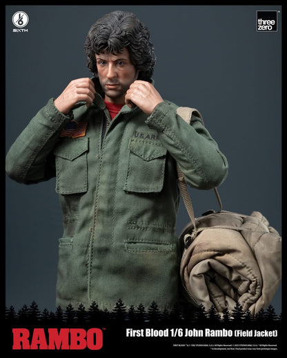 Preventa Figura John Rambo (Field Jacket) - Rambo: First Blood marca Threezero 3Z0553 escala 1/6