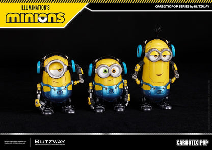 Preventa Figuras Bob, Stuart & Kevin (Deluxe Version) - Minions - Carbotix Pop marca Blitzway BW-CA-11404