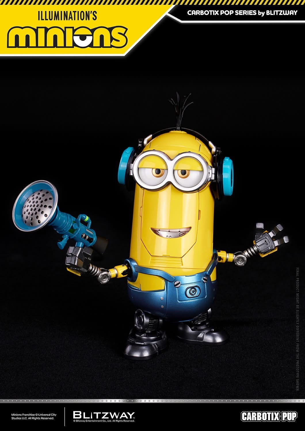 Preventa Figuras Bob, Stuart & Kevin (Deluxe Version) - Minions - Carbotix Pop marca Blitzway BW-CA-11404