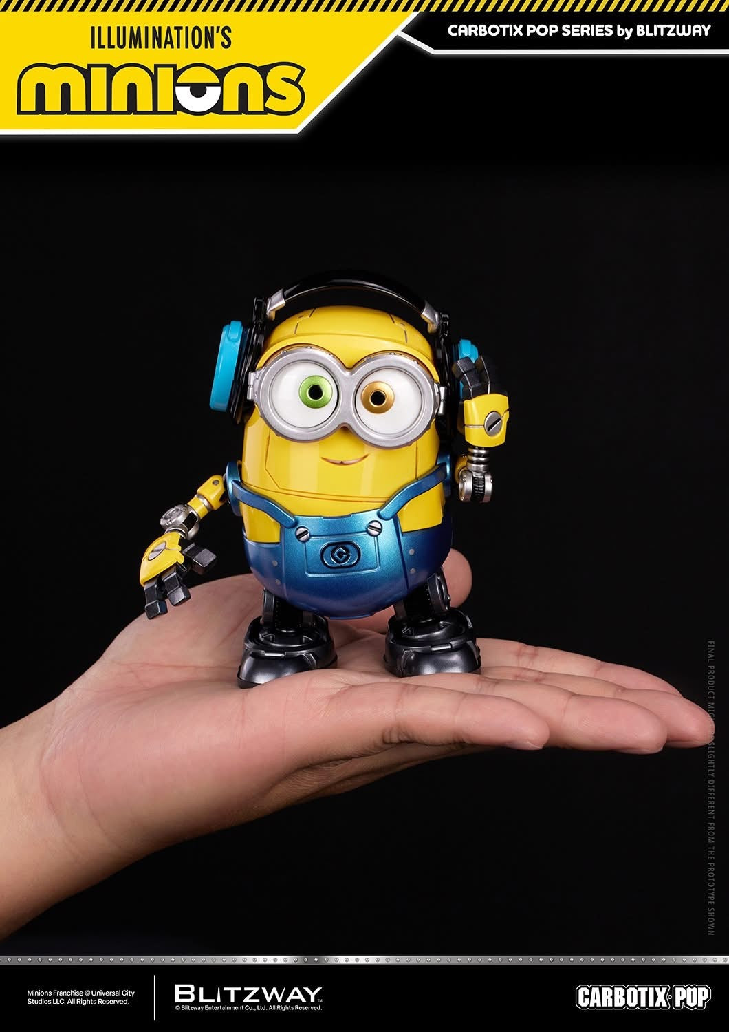 Preventa Figuras Bob, Stuart & Kevin (Deluxe Version) - Minions - Carbotix Pop marca Blitzway BW-CA-11404